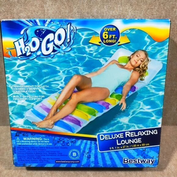 Bestway Deluxe Relaxing Inflatable Lounge Chair #C - Picture 1 of 4